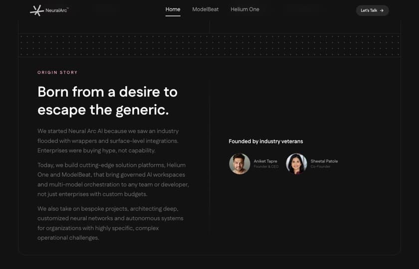 Neural Arc: Helium One and ModelBeat